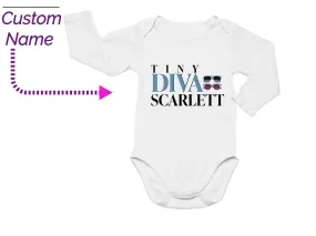 Tiny Scarlett Custom Baby Name Bodysuit Ideal Gift for Birthday or Christmas