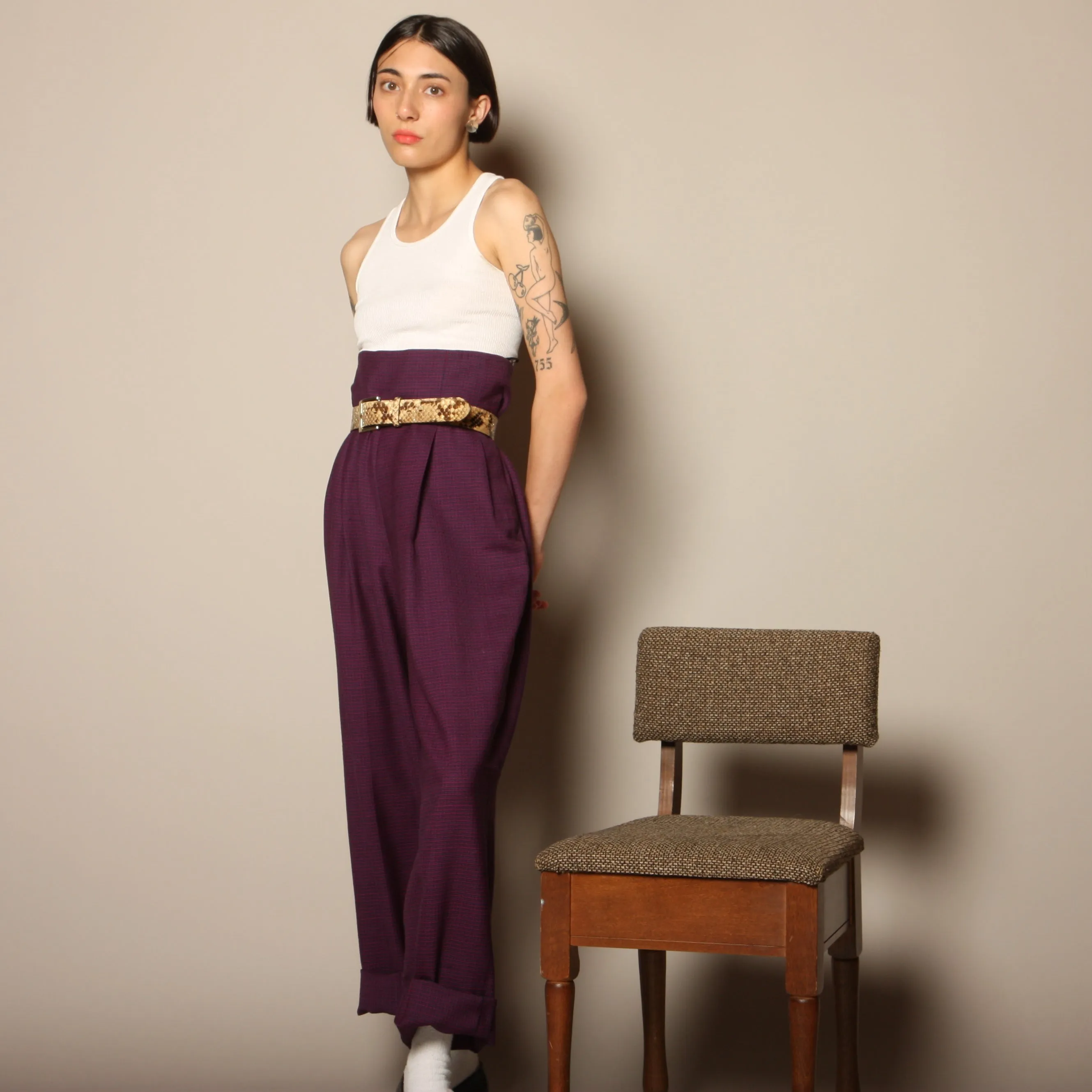 Vintage 80's Perry Ellis Ultra High Waist Pants
