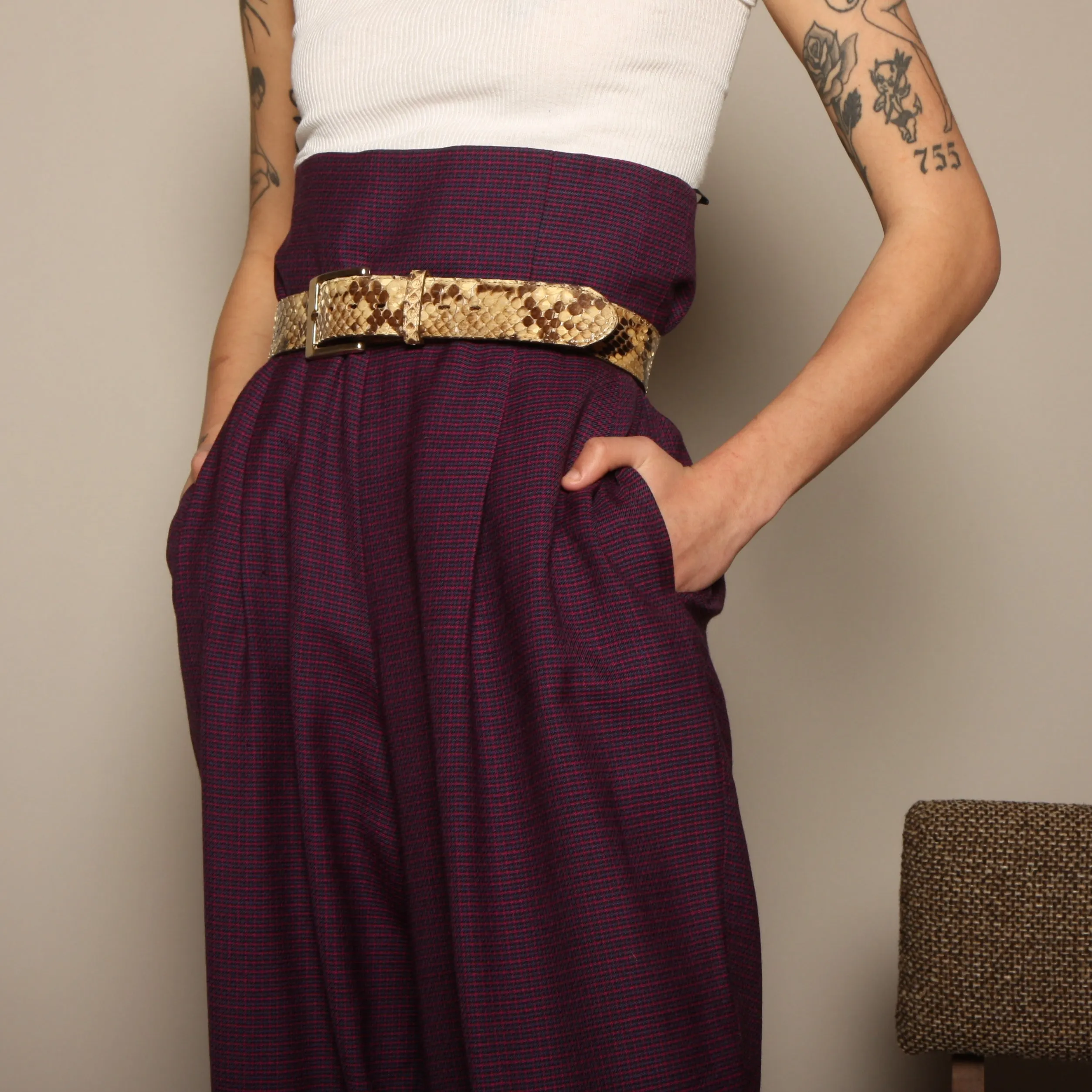 Vintage 80's Perry Ellis Ultra High Waist Pants