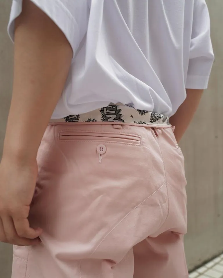 WIDE PANTS/CHINO / PINK
