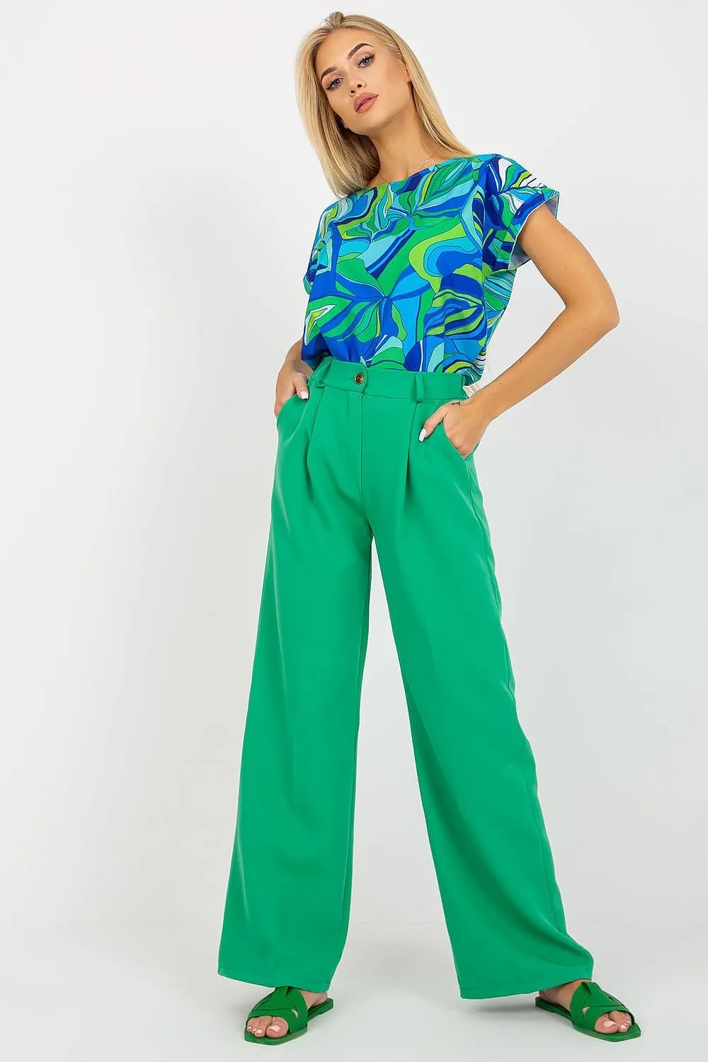 Women high waist elegant pants